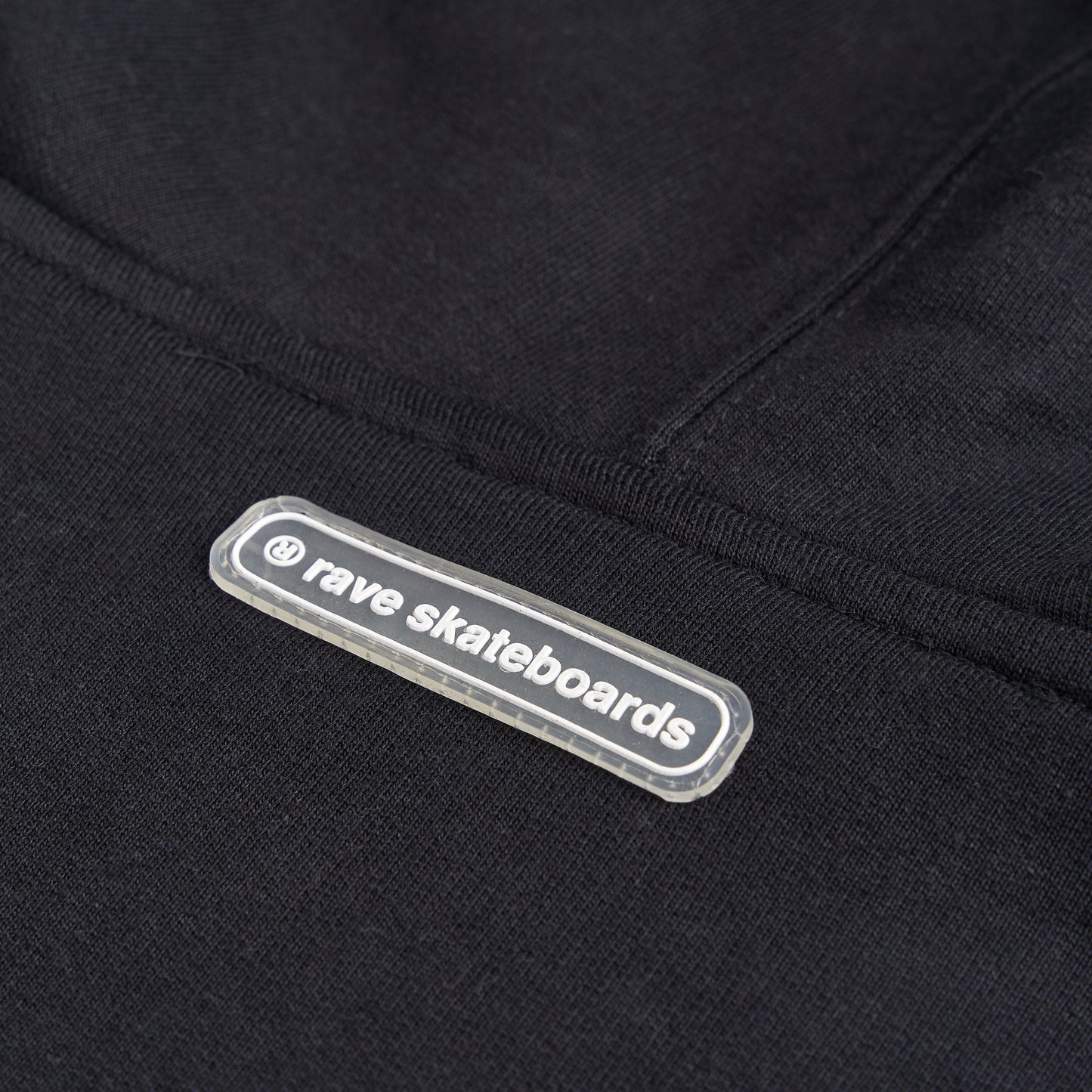 ACADEMY zip hoodie black rhinestones