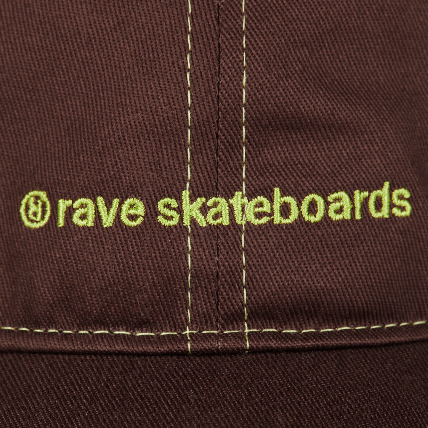 CORE LOGO cap dark brown / acid green