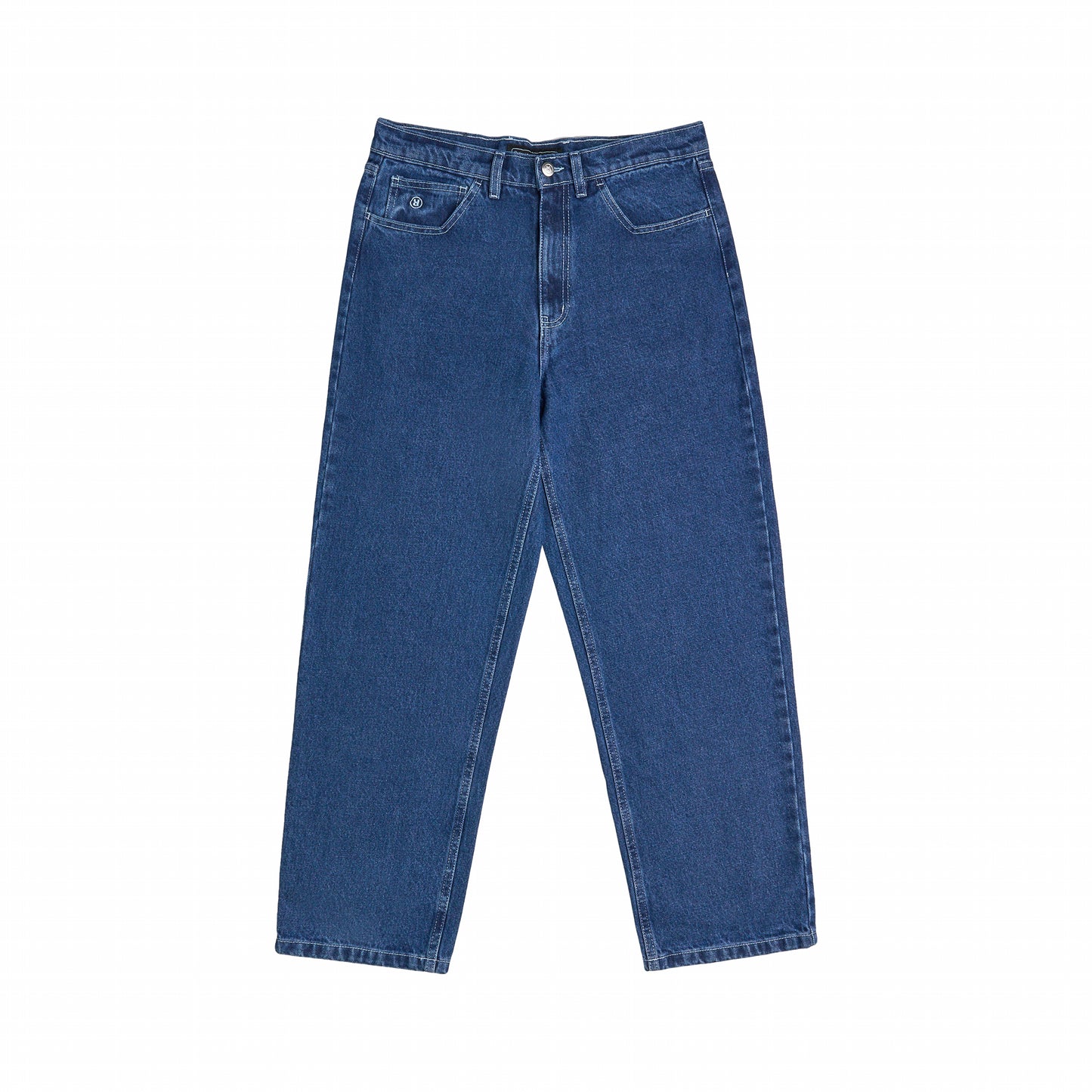 GROS DENIM blue rinsed