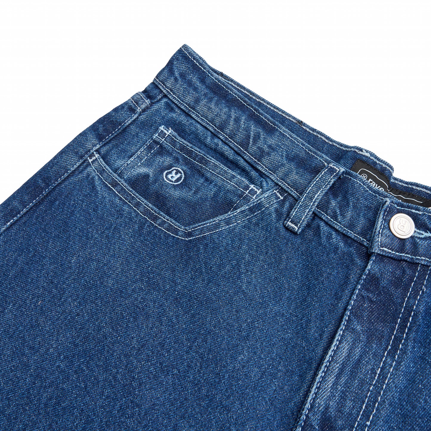 GROS DENIM blue rinsed