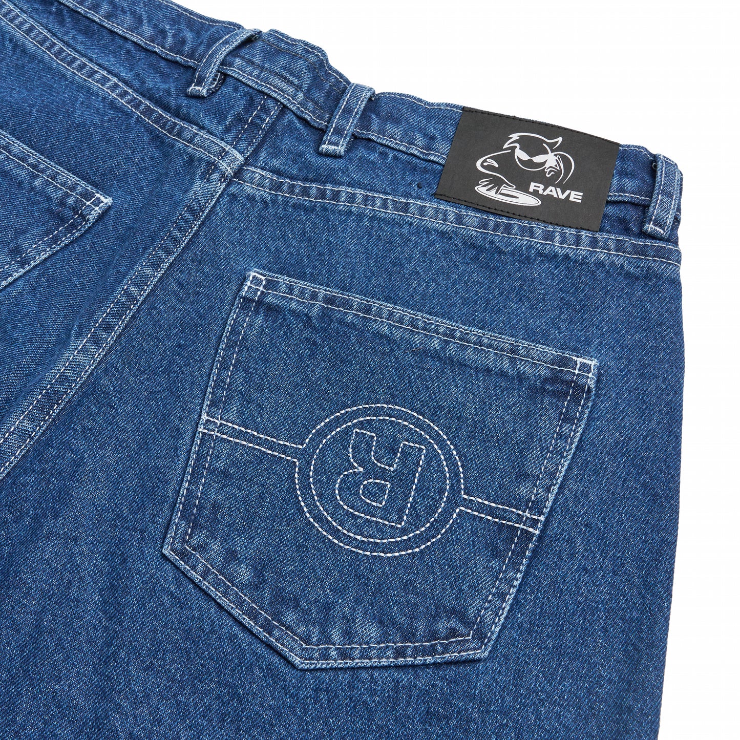 GROS DENIM blue rinsed