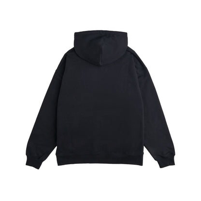 33CL zip hoodie black