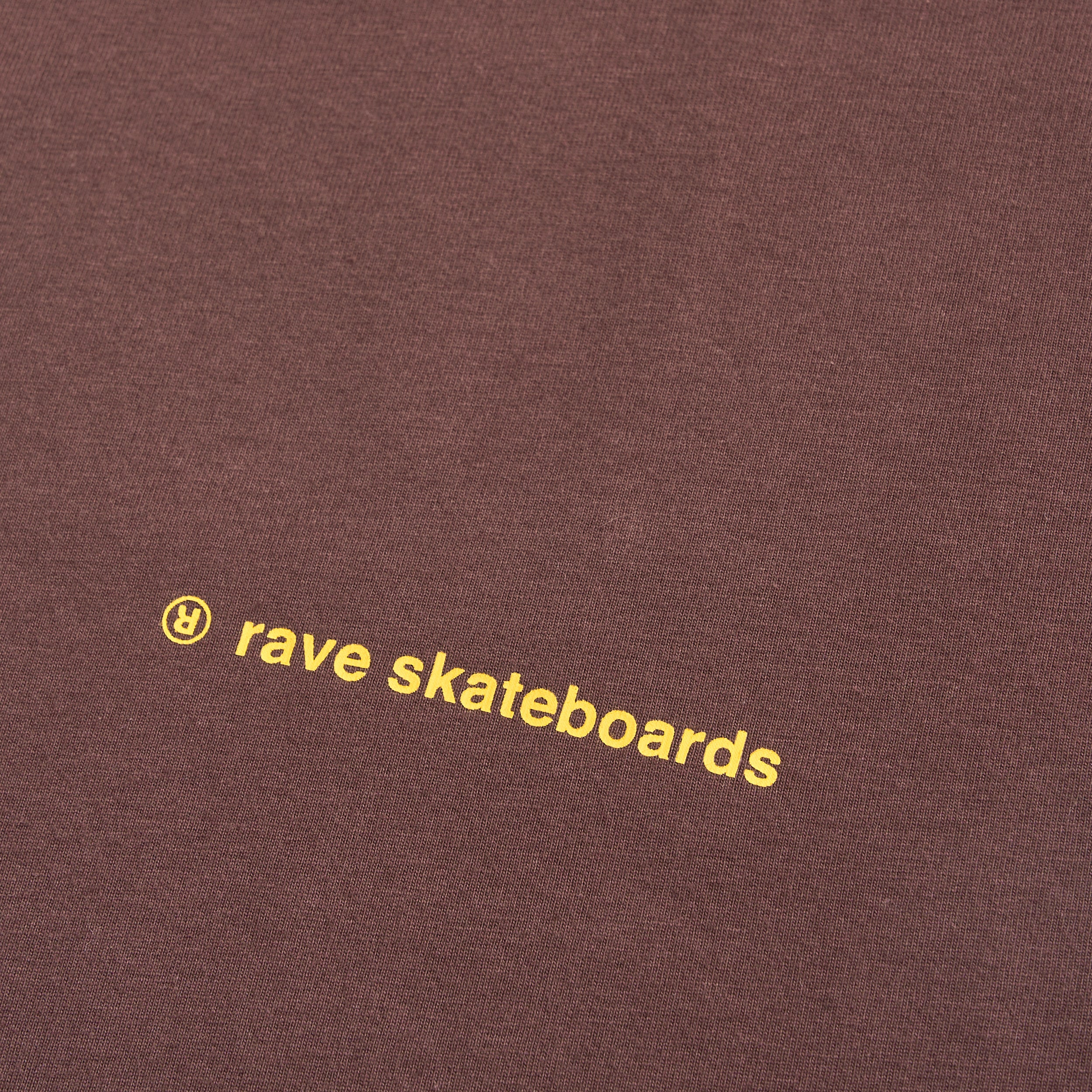 CORE SMALL LOGO tee dark brown