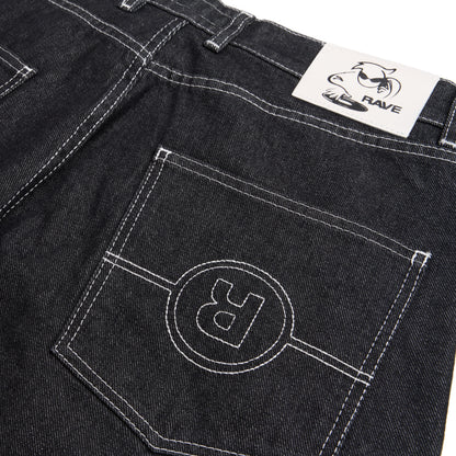 TRES GROS DENIM black raw