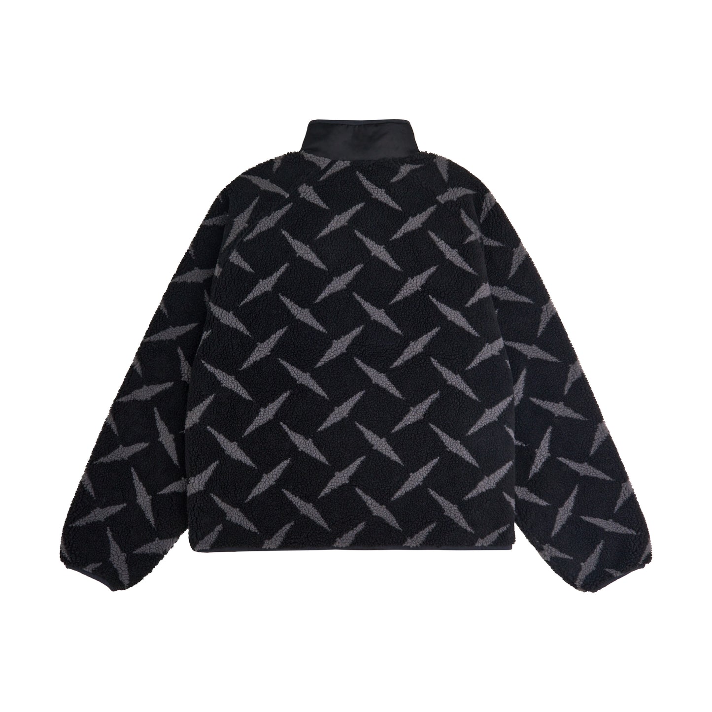 DMND sherpa fleece jacket black