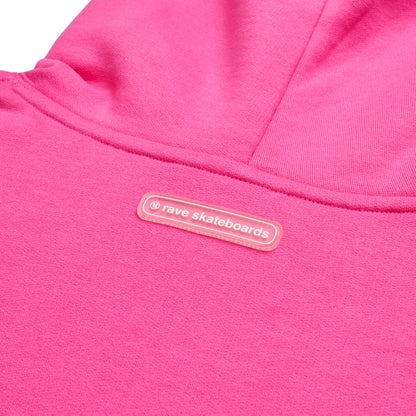 CORE LOGO hoodie hot pink