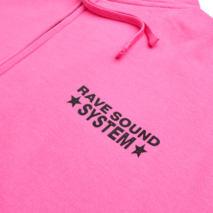 RSS zip hoodie hot pink