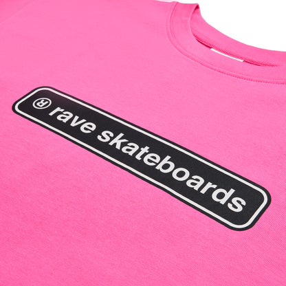 CORE LOGO tee hot pink