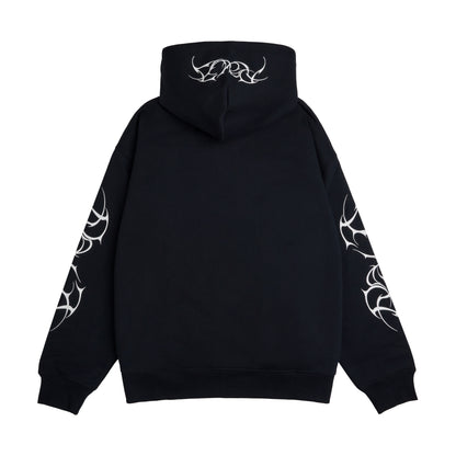 IVY zip hoodie black