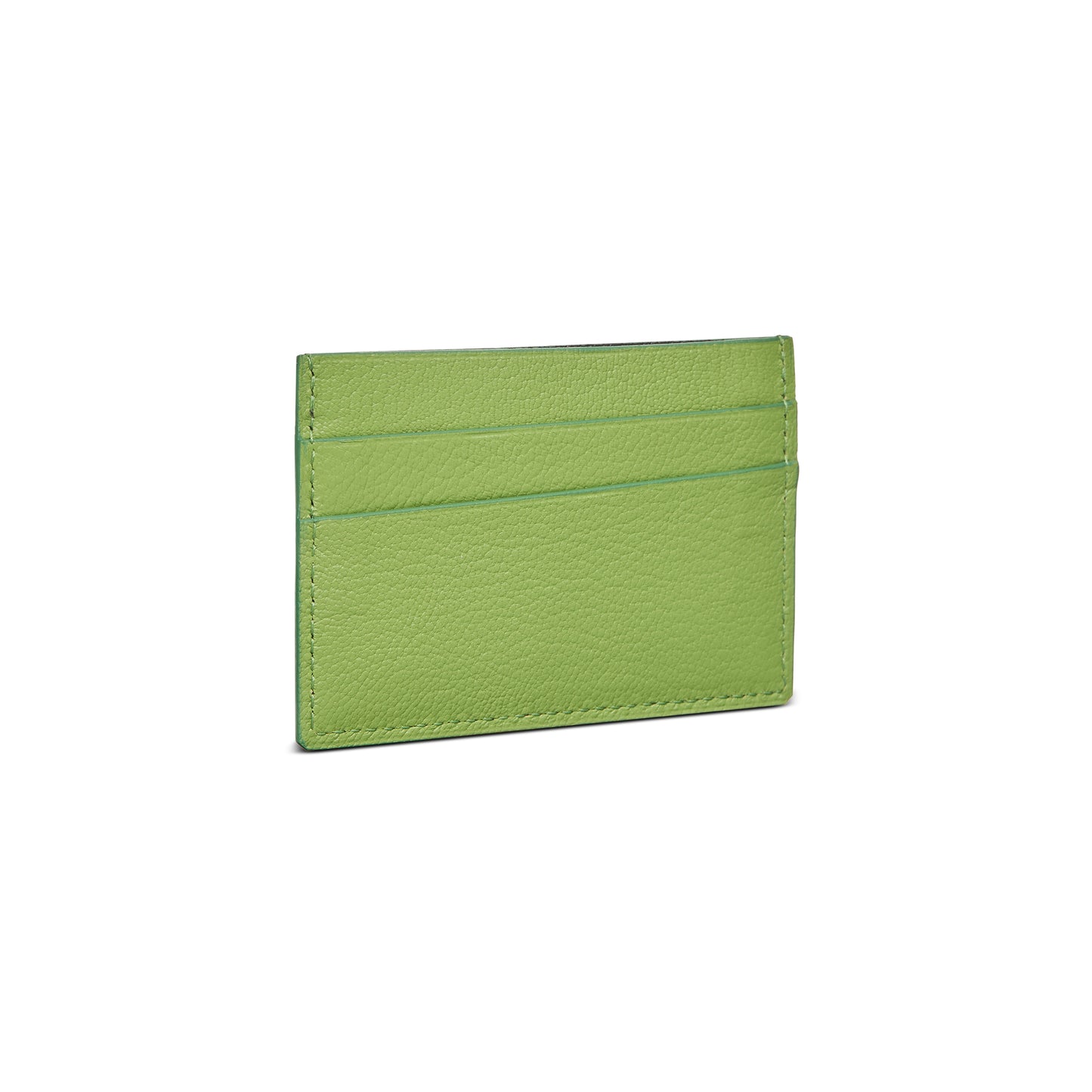 CORE leather cardholder lime