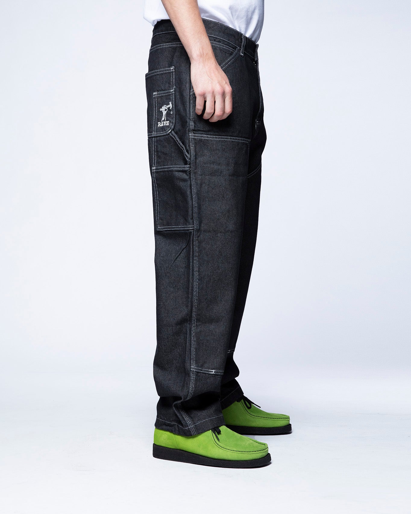 JOHN CARPENTER pant black raw denim