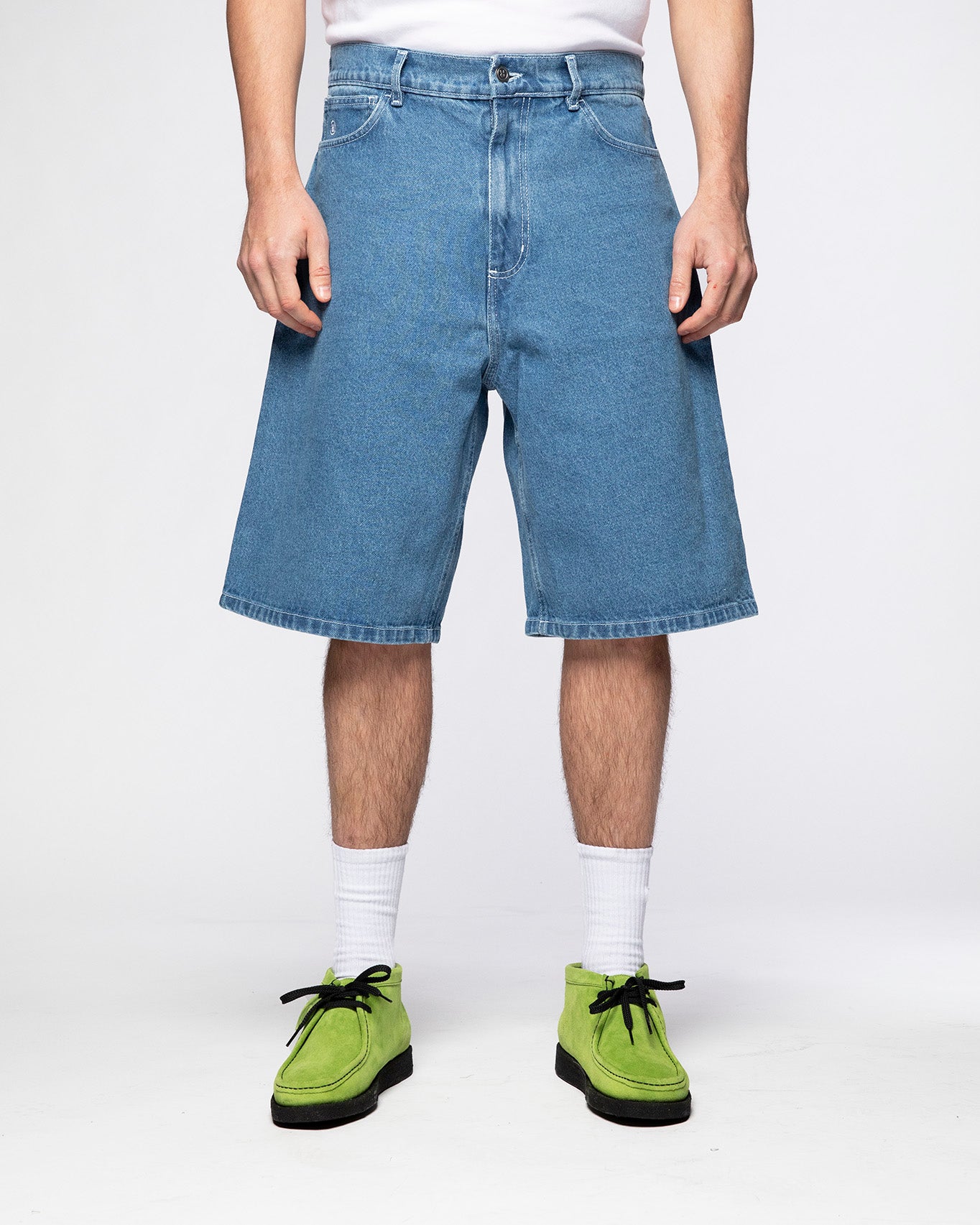 TRES GROS DENIM short blue rinsed