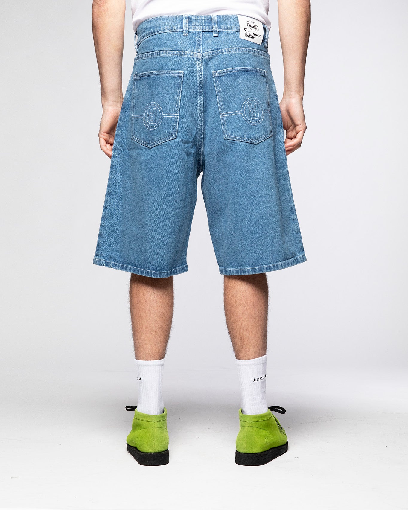 TRES GROS DENIM short blue rinsed