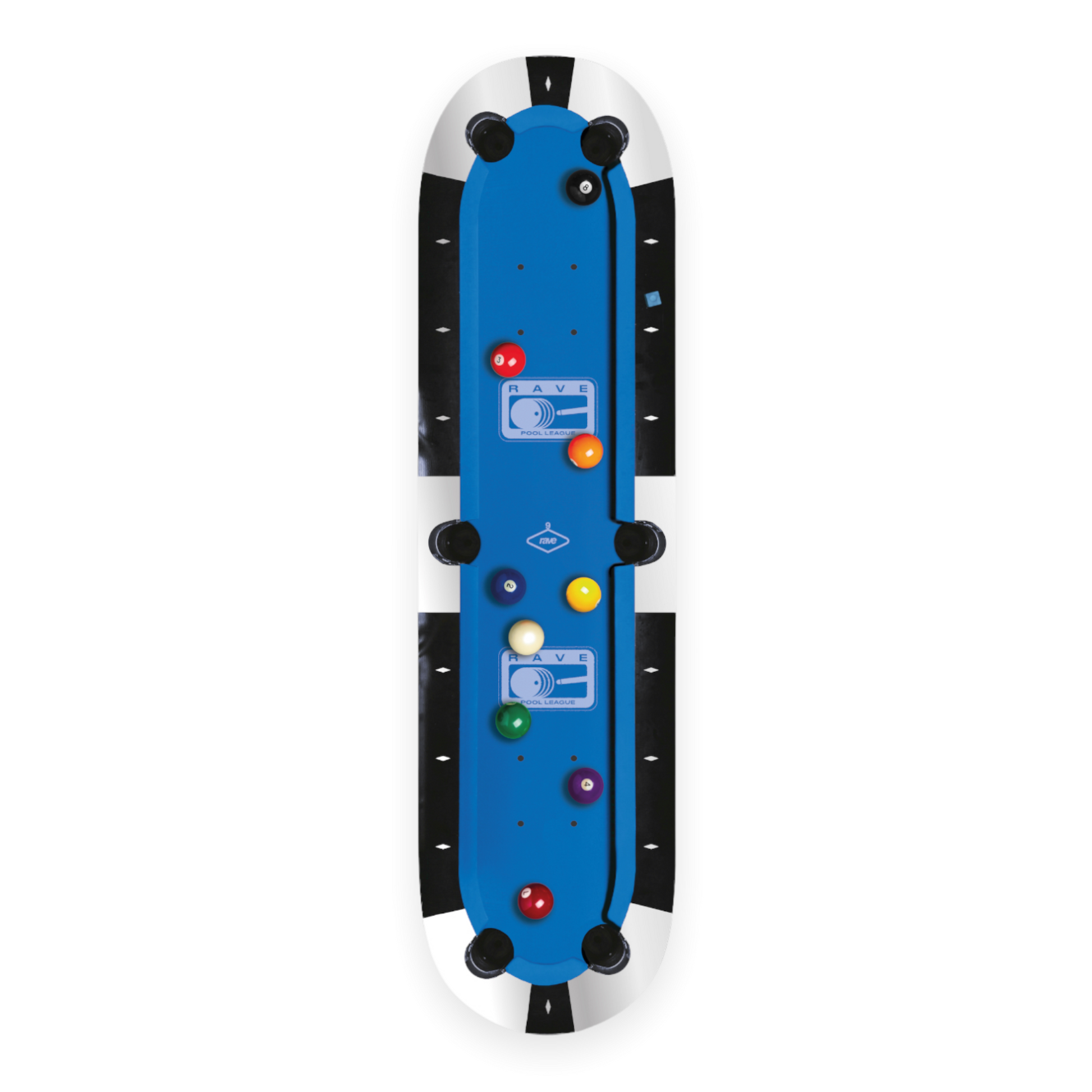 9BALL POOL LEAGUE board - RAVE skateboards