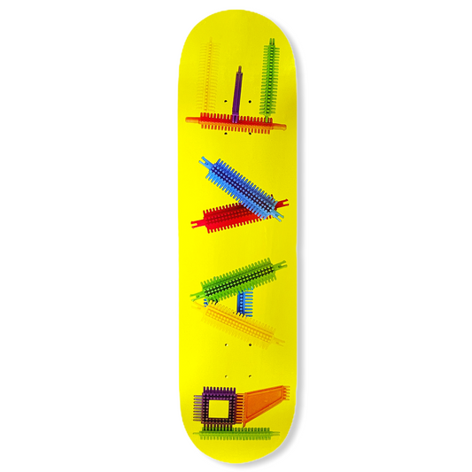 CLIPO YELLOW board - RAVE skateboards