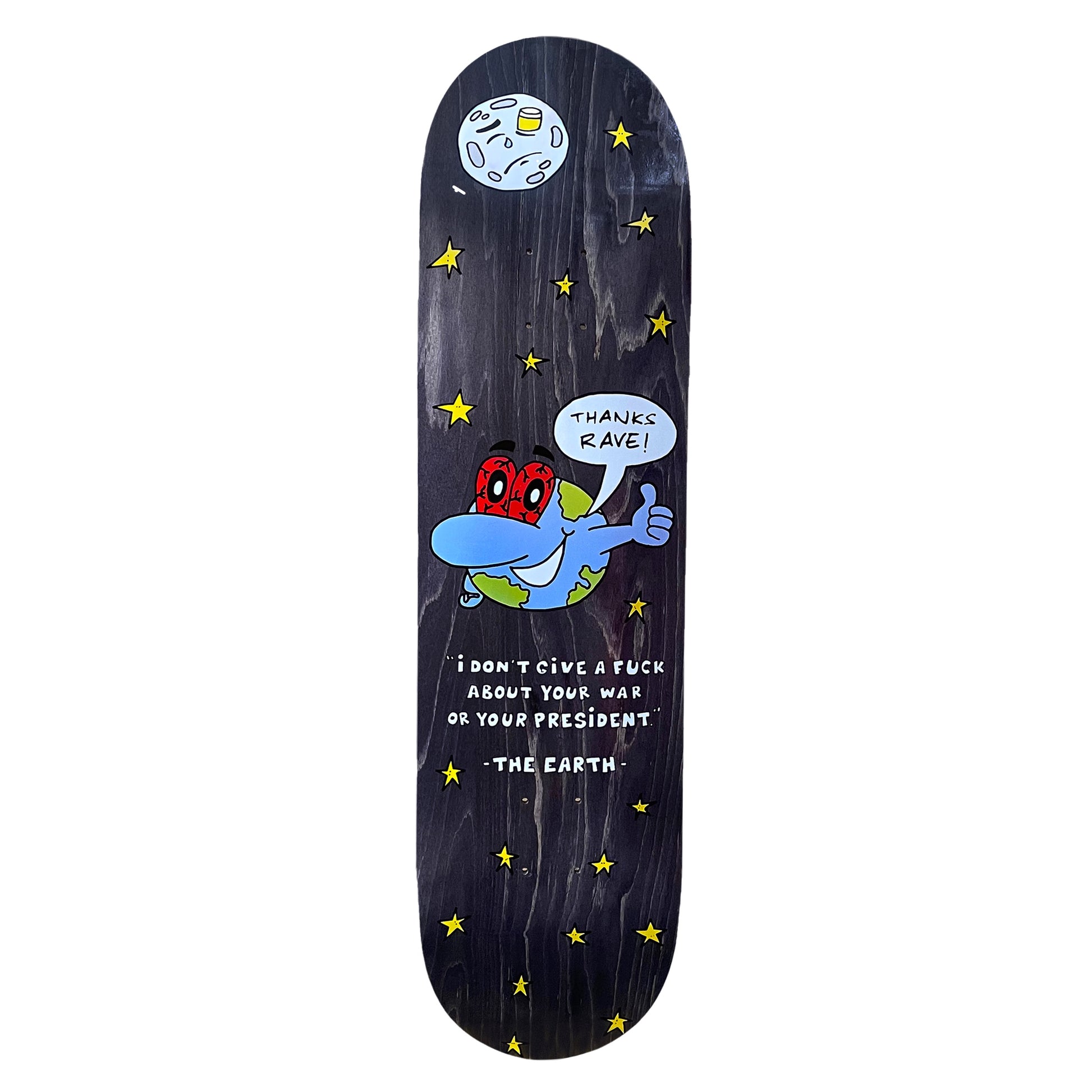 ZONKED PLANET board - RAVE skateboards