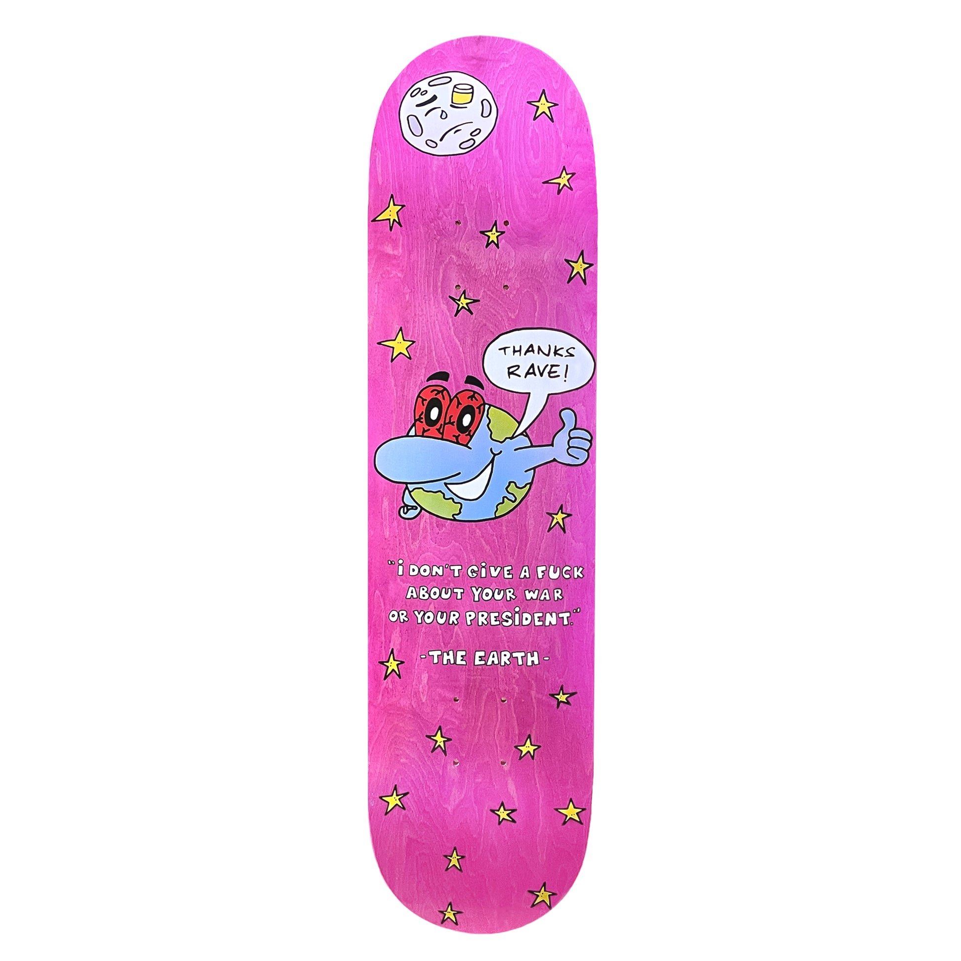 ZONKED PLANET board - RAVE skateboards